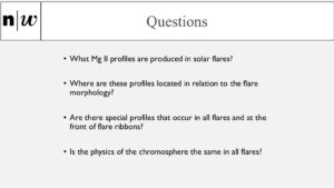 Questions related to Mg II profiles in solar flares